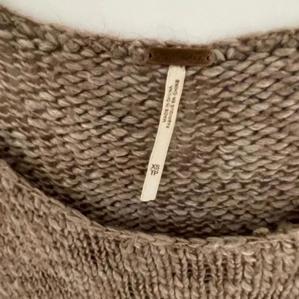 Free People Oversized Slouchy Mohair Wool Fair Isle Sweater XS